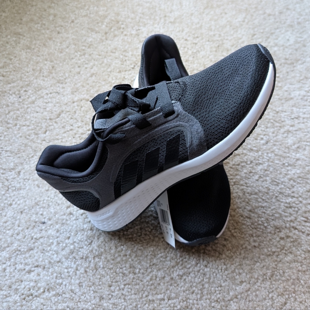 Adidas Edge Lux 5 Black and White Running Sneakers